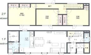 南3西26借家の間取り画像