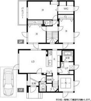 平岸1条12丁目貸家の間取り画像