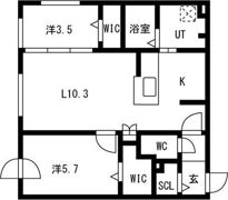 アルファレジデンス麻生の間取り画像