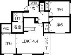 ZABO HILLS MINAMIMARUYAMAの間取り画像