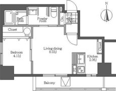 レジディア大通西の間取り画像