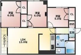 椿館の間取り画像
