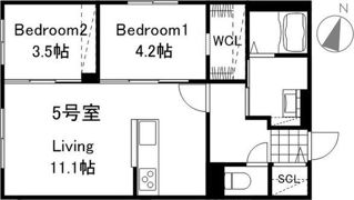ラグランジュ元町の間取り画像