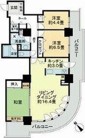 ライオンズステーションタワー東札幌の間取り画像