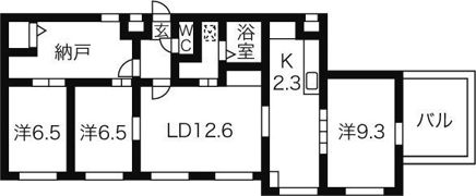 ブランノワール本郷通の間取り画像