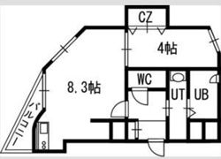 クラッセ知事公館前の間取り画像