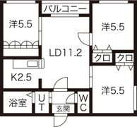 ヌーボ・ストリア澄川の間取り画像