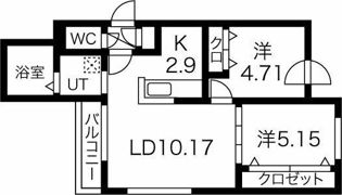 KCU弐番館の間取り画像