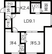 妃（kisaki）の間取り画像