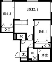 Domani医大前の間取り画像