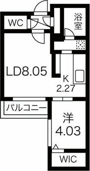 エフェクト南11条 A棟の間取り画像
