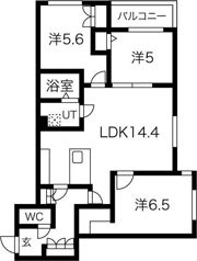 Rests on 伏見の間取り画像