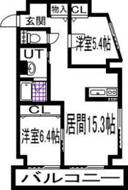 ブリーズ麻生の間取り画像