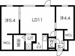 ROSSO sakaemachiの間取り画像