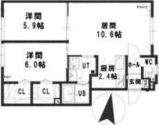ルミエール涼の間取り画像