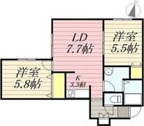 メゾンクー・ドゥ・クールの間取り画像