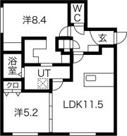 Rests on 琴似の間取り画像