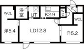 ブルーイング大通東の間取り画像