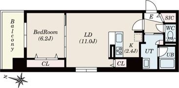 COH RESIDENCE 札幌の間取り画像