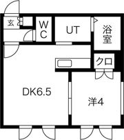 マリンパレス月寒弐番館の間取り画像