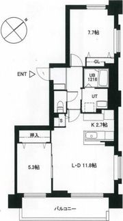 プレアデス壱番館の間取り画像