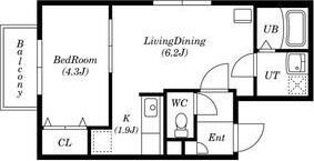 サンライズ琴似3・4の間取り画像