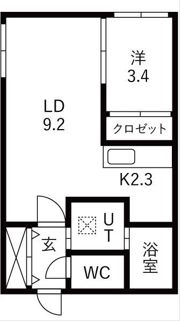 メルヴェーユ麻生の間取り画像