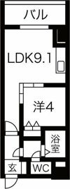 コートロティS15の間取り画像