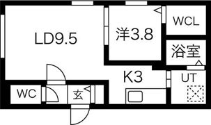 Mies （ミース）の間取り画像