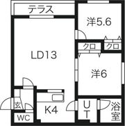クレストハウス1816の間取り画像