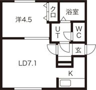 クラスカ53の間取り画像