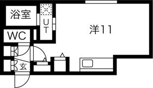 トラストコート北九条の間取り画像