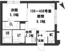 グランメール ミラージュの間取り画像
