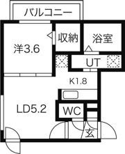 Blanc Bonheur Soenの間取り画像