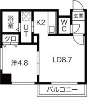 エクセレントプレイス宮の沢の間取り画像