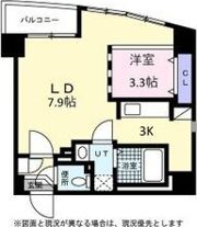 PRIVE菊水の間取り画像