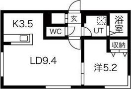 カーサフォレスト西町の間取り画像