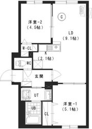 セレーノ南11条の間取り画像