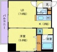 アルファスクエア大通東3の間取り画像