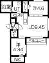 バーニーズ ヴィスタの間取り画像