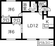 ラグナベルデN18の間取り画像