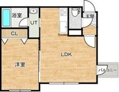 リュクス円山公園の間取り画像