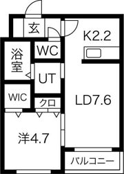 Cozy Place琴似の間取り画像