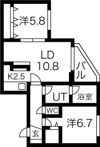 ARROWS南円山の間取り画像