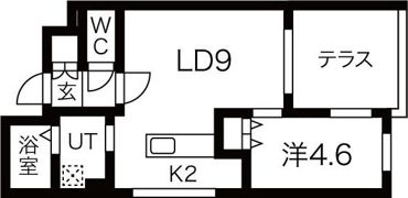ロテュス1315の間取り画像