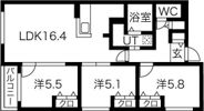 ZABO HILLS FUSHIMIの間取り画像