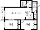 ラフィーネ福住の間取り画像