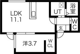 ベルツリーN19の間取り画像
