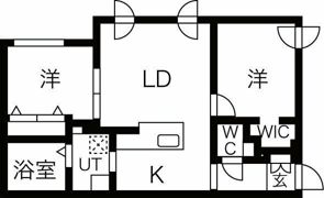 Next Ave.TSUKISAMU（ネクストアベニューツキの間取り画像