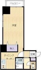 コート琴似の間取り画像